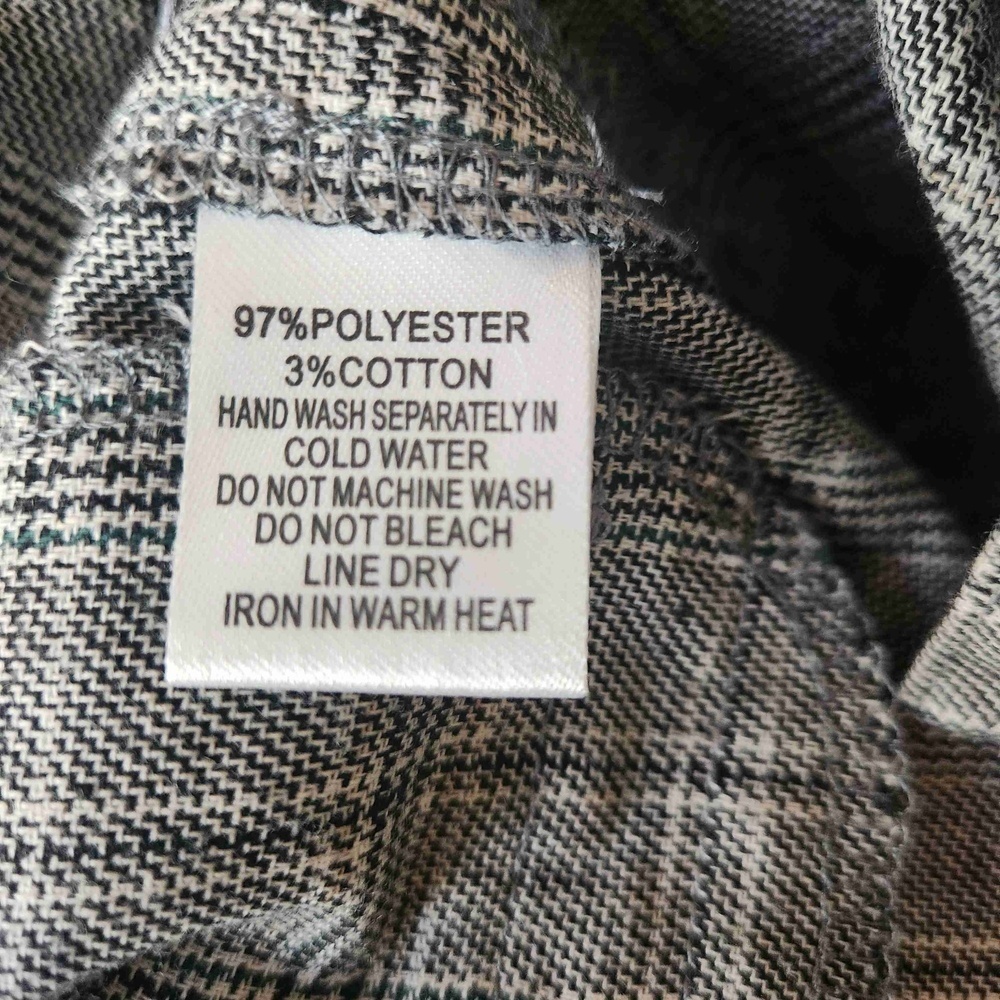 Bar Dot Black Check Pattern Cropped Trousers Size… - image 6